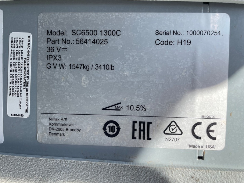 Nilfisk SC 6500 1300C - Scrubber dryer: picture 3 Nilfisk SC 6500 1300C - Scrubber dryer: picture 3