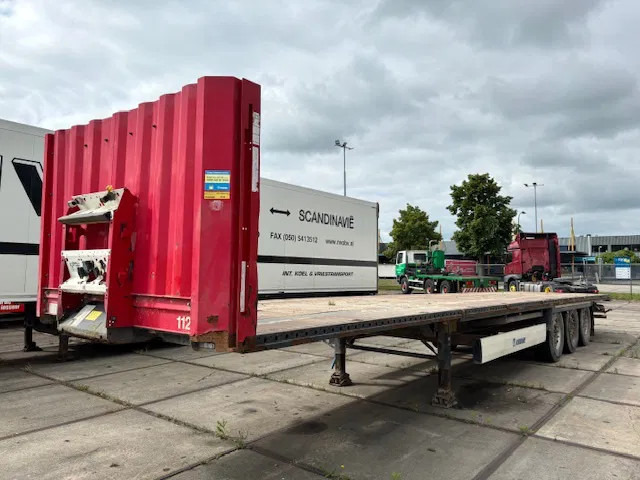 Dropside/ Flatbed semi-trailer Krone SD Flatbed met rongen 41 ton standard chassis: picture 1