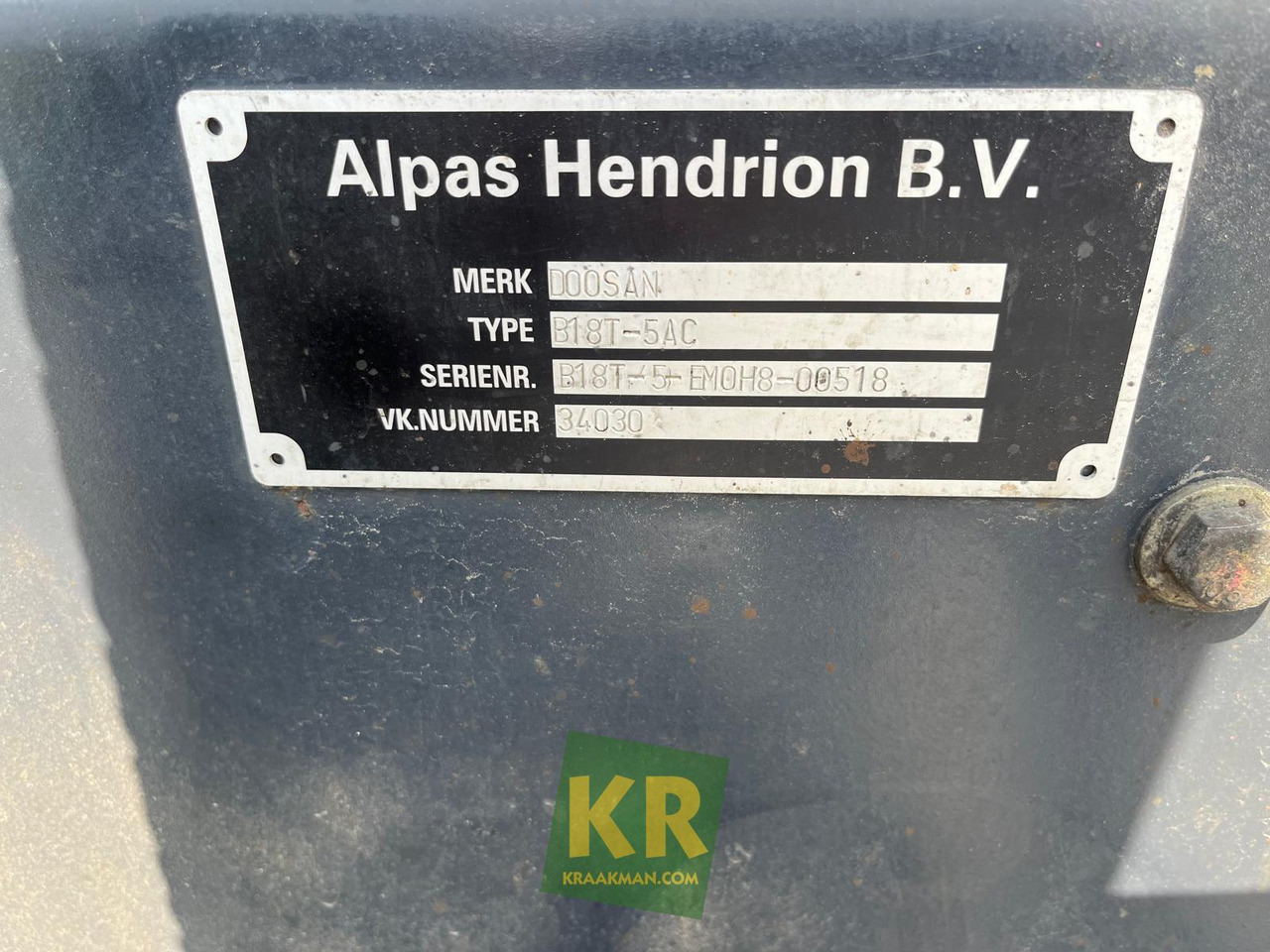 Truck mounted forklift Doosan B18T: picture 14