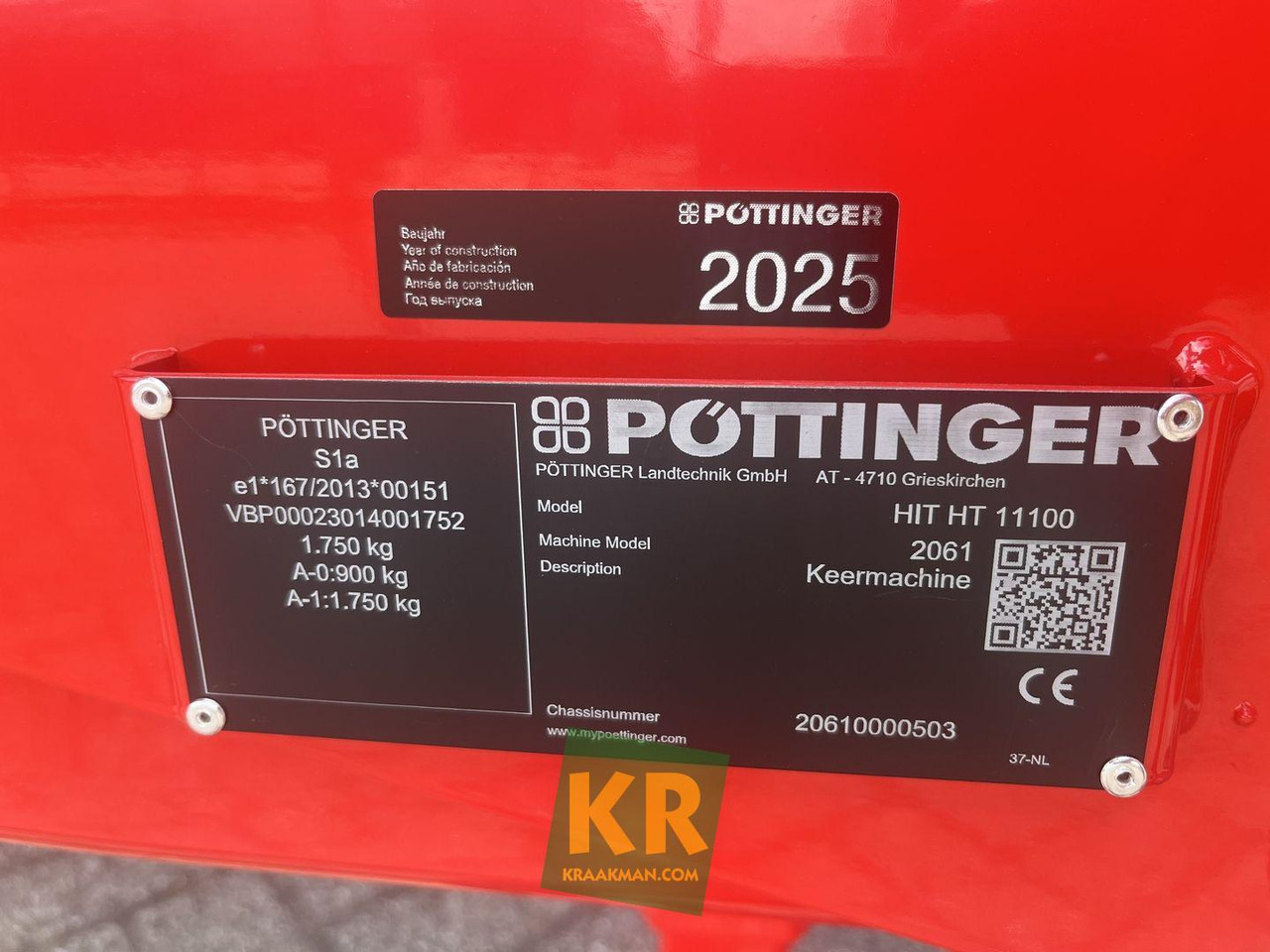 HIT HT 11100 Pottinger - Tedder/ Rake: picture 1 HIT HT 11100 Pottinger - Tedder/ Rake: picture 1