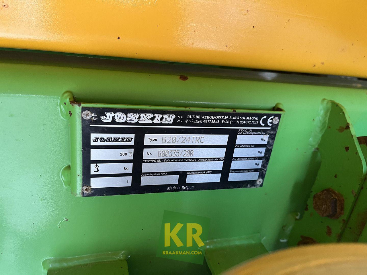 Farm tipping trailer/ Dumper Trans-Space 2000 Joskin: picture 10