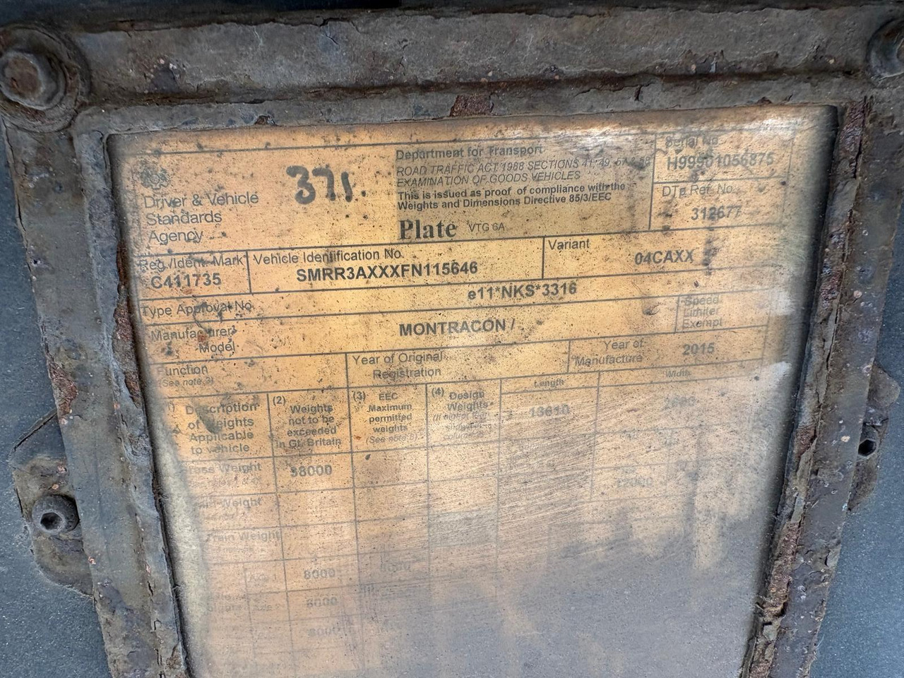 2014 Montracon 13.6m Fridge Trailer – CML371 - Refrigerator semi-trailer: picture 4 2014 Montracon 13.6m Fridge Trailer – CML371 - Refrigerator semi-trailer: picture 4