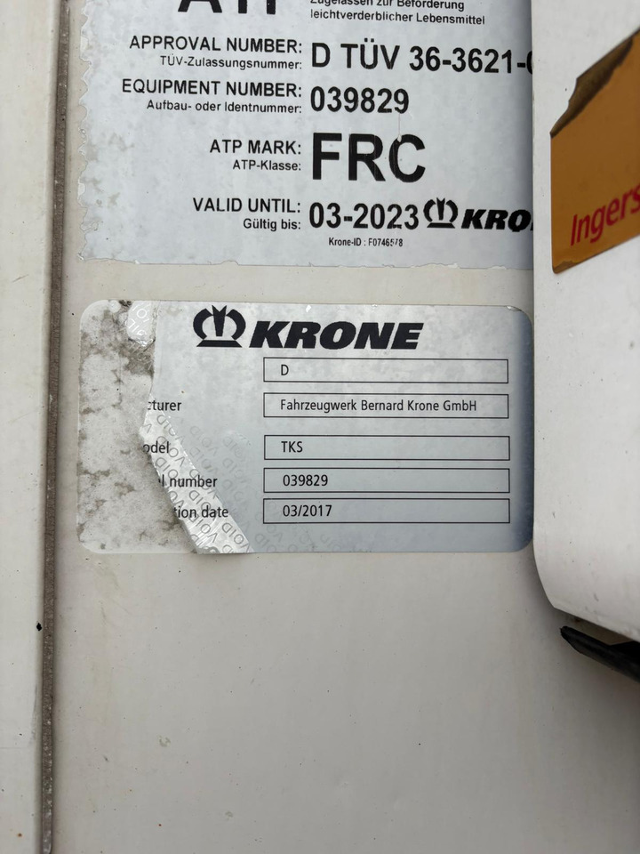 2021 Gray & Adams 9m Fridge Trailer – BAN032 - Refrigerator semi-trailer: picture 4 2021 Gray & Adams 9m Fridge Trailer – BAN032 - Refrigerator semi-trailer: picture 4