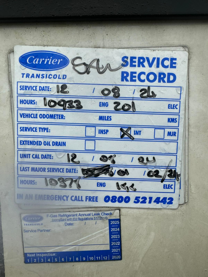 Refrigerator semi-trailer Gray and Adams 2012 Vector 1850 MT: picture 18