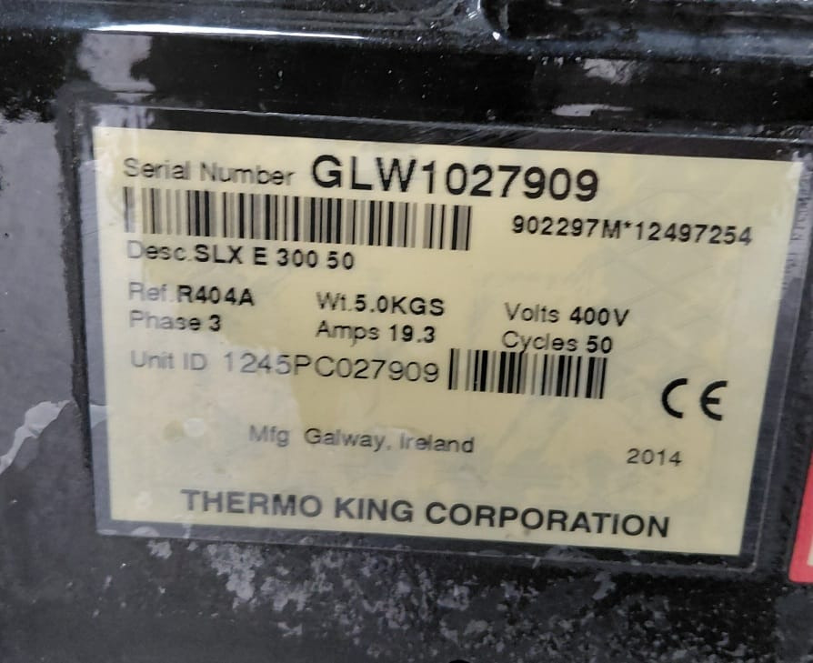 Thermo King SLX300e S/N : GLW1027909 - Refrigerator unit: picture 2 Thermo King SLX300e S/N : GLW1027909 - Refrigerator unit: picture 2