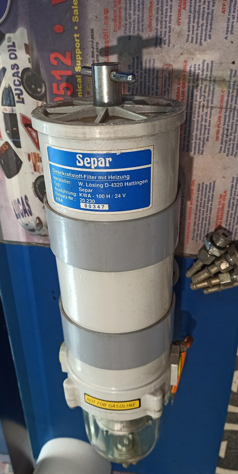 Fuel water separator SEPAR KWA 100H 24V - Fuel system for Other machinery: picture 4 Fuel water separator SEPAR KWA 100H 24V - Fuel system for Other machinery: picture 4