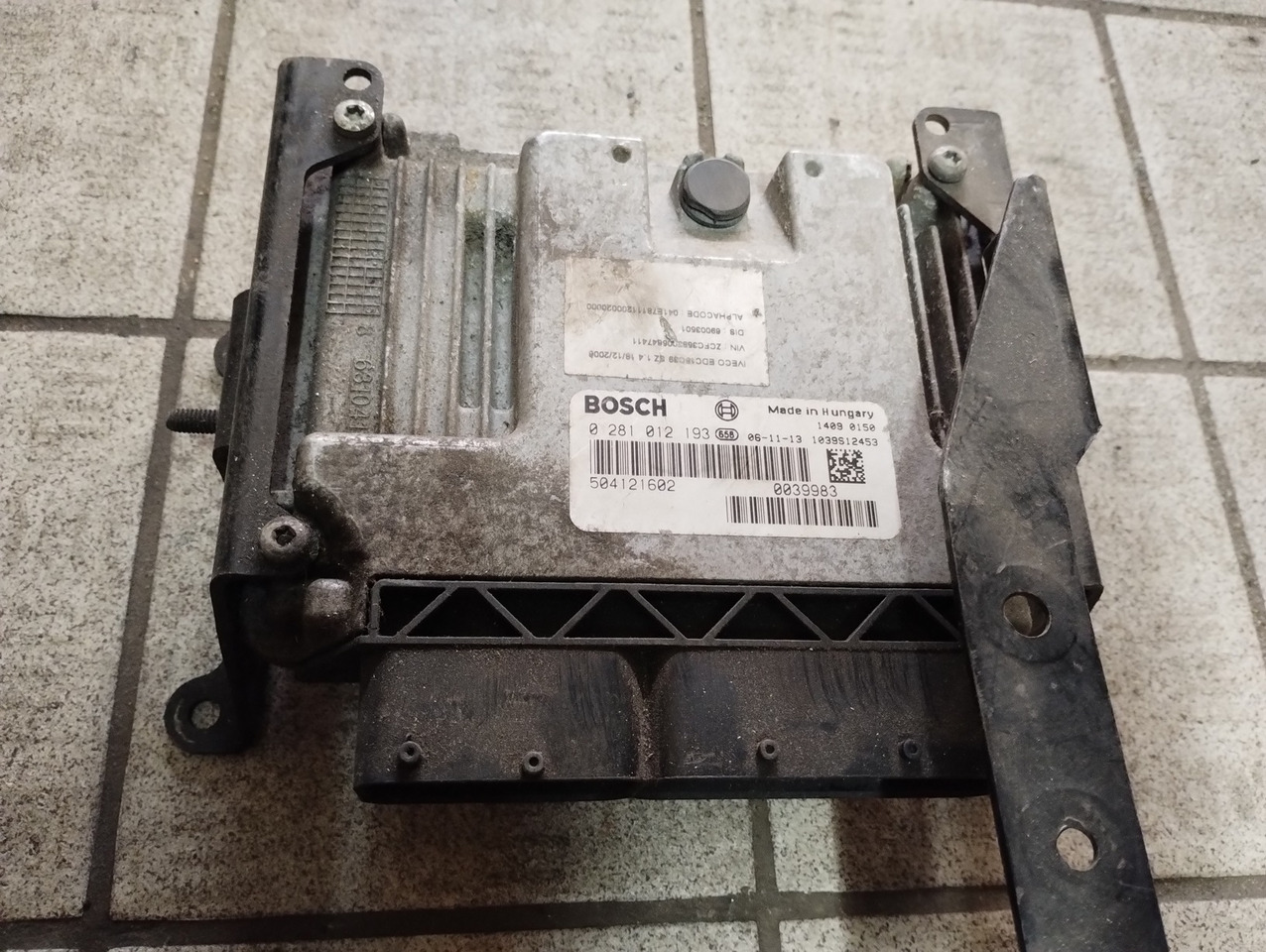 STEROWNIK SILNIKA IVECO DAILY 2.3 HPI 06-11 0281012193 504121602 - Electrical system for Van: picture 1 STEROWNIK SILNIKA IVECO DAILY 2.3 HPI 06-11 0281012193 504121602 - Electrical system for Van: picture 1