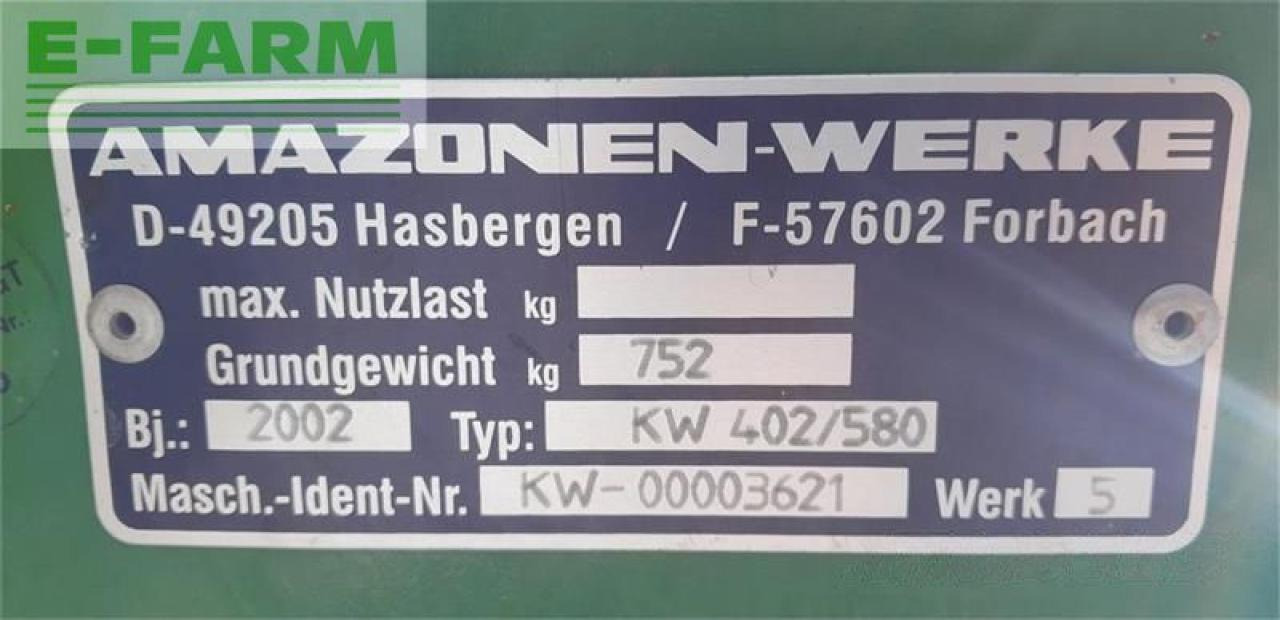 Combine seed drill Amazone ad 403 kg 403: picture 12