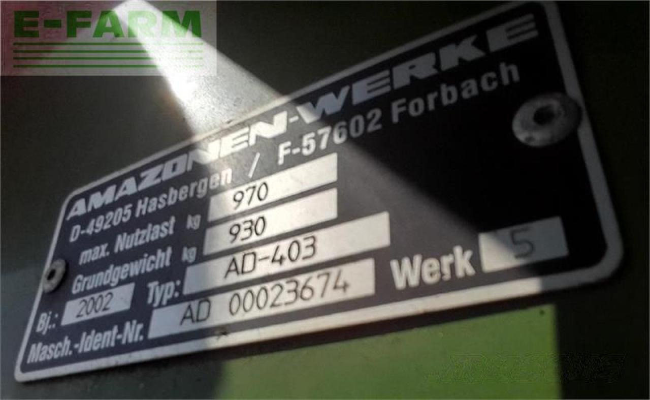 Combine seed drill Amazone ad 403 kg 403: picture 11