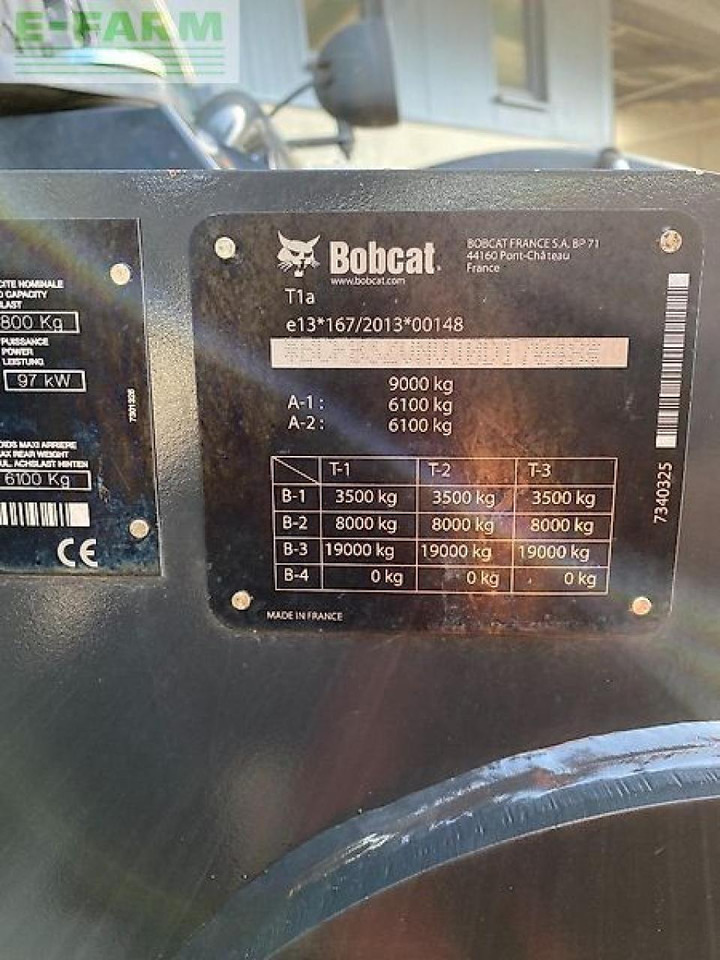 Telescopic handler Bobcat tl 38.70 hf mit nur 2600 stunden, inkl. 3 werkzeugen: picture 16