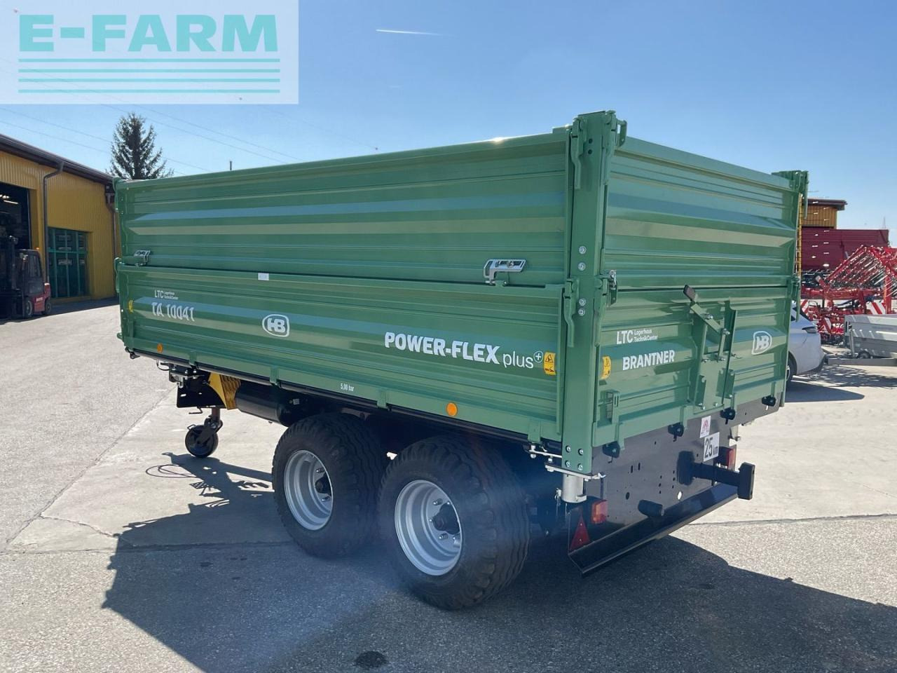 Farm tipping trailer/ Dumper Brantner TA 10041: picture 6