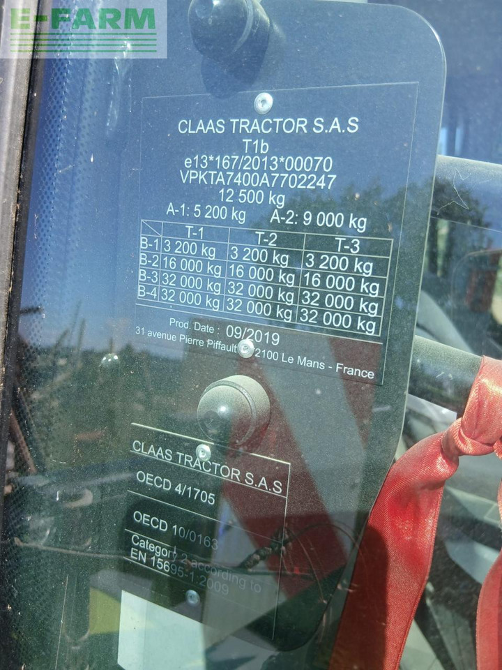 Farm tractor CLAAS ARION 660 St4 CMATIC: picture 14