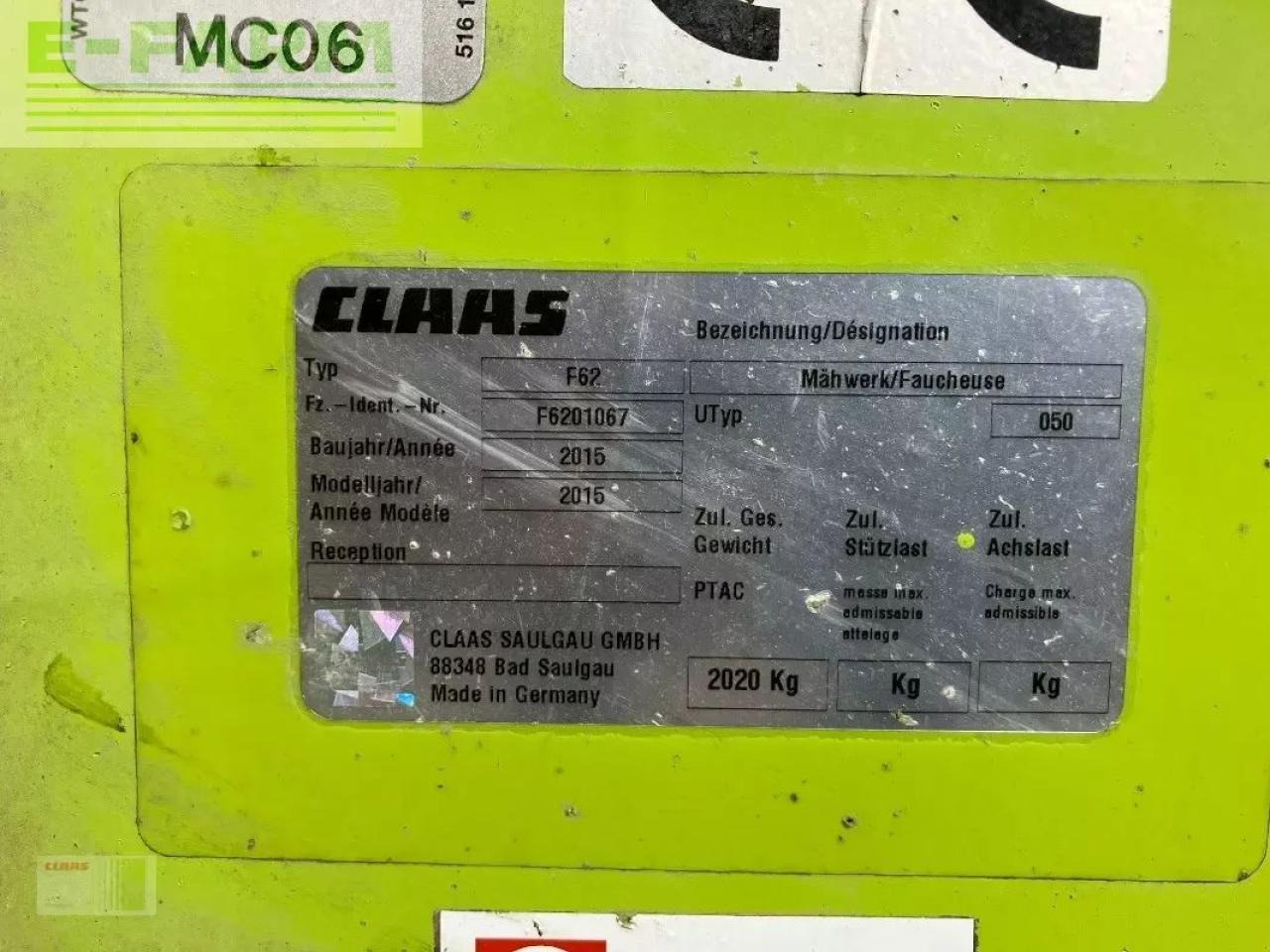 Mower CLAAS disco 9200 trend: picture 13