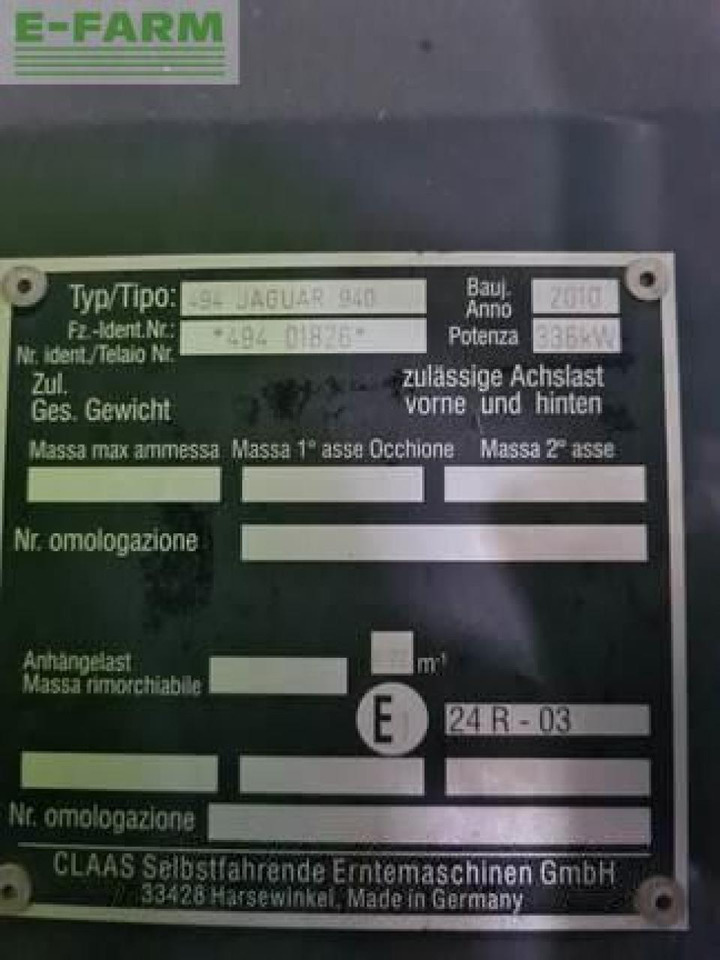 CLAAS jaguar 940 - Forage harvester: picture 2 CLAAS jaguar 940 - Forage harvester: picture 2
