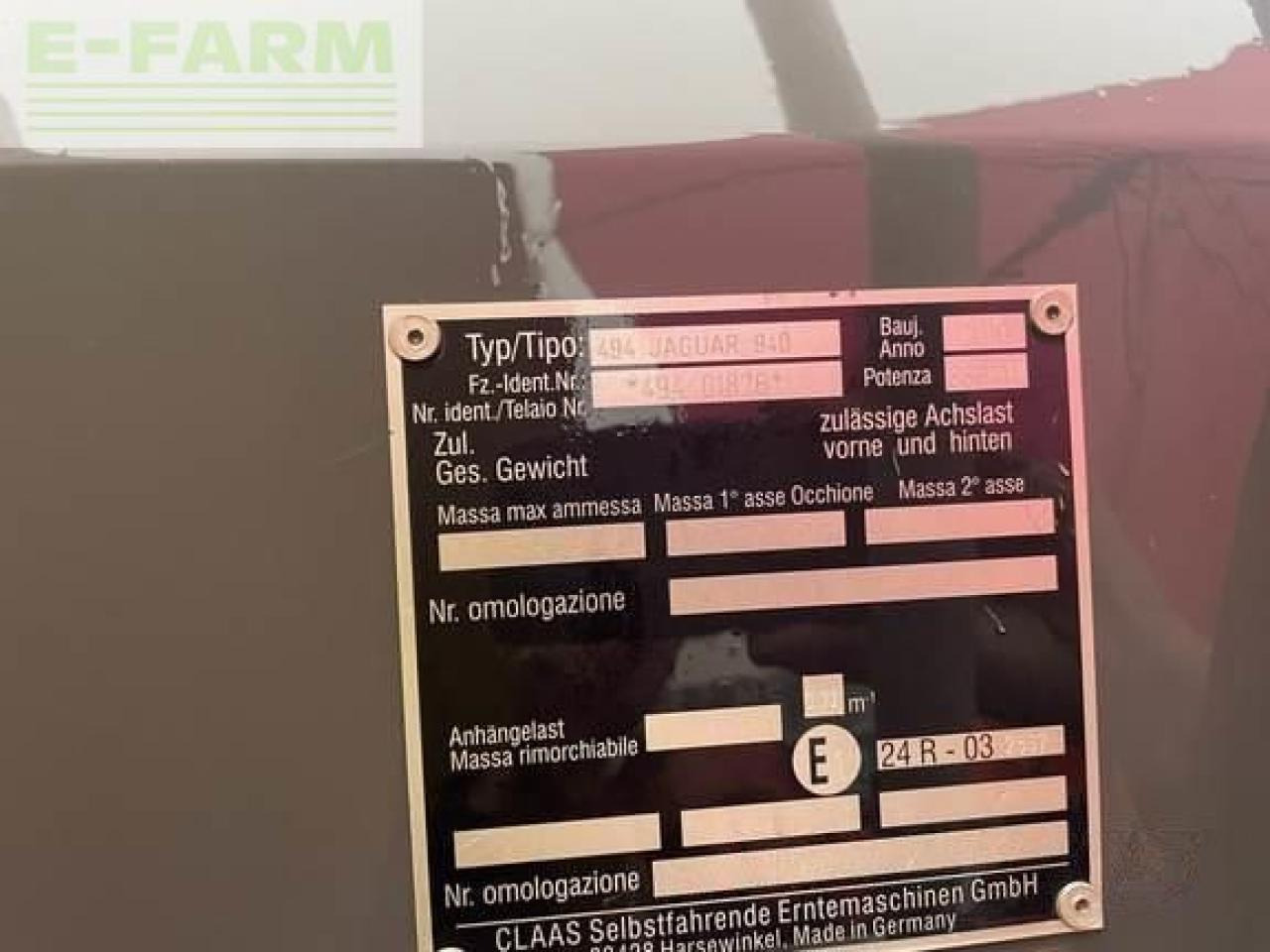 CLAAS jaguar 940 - Forage harvester: picture 5 CLAAS jaguar 940 - Forage harvester: picture 5