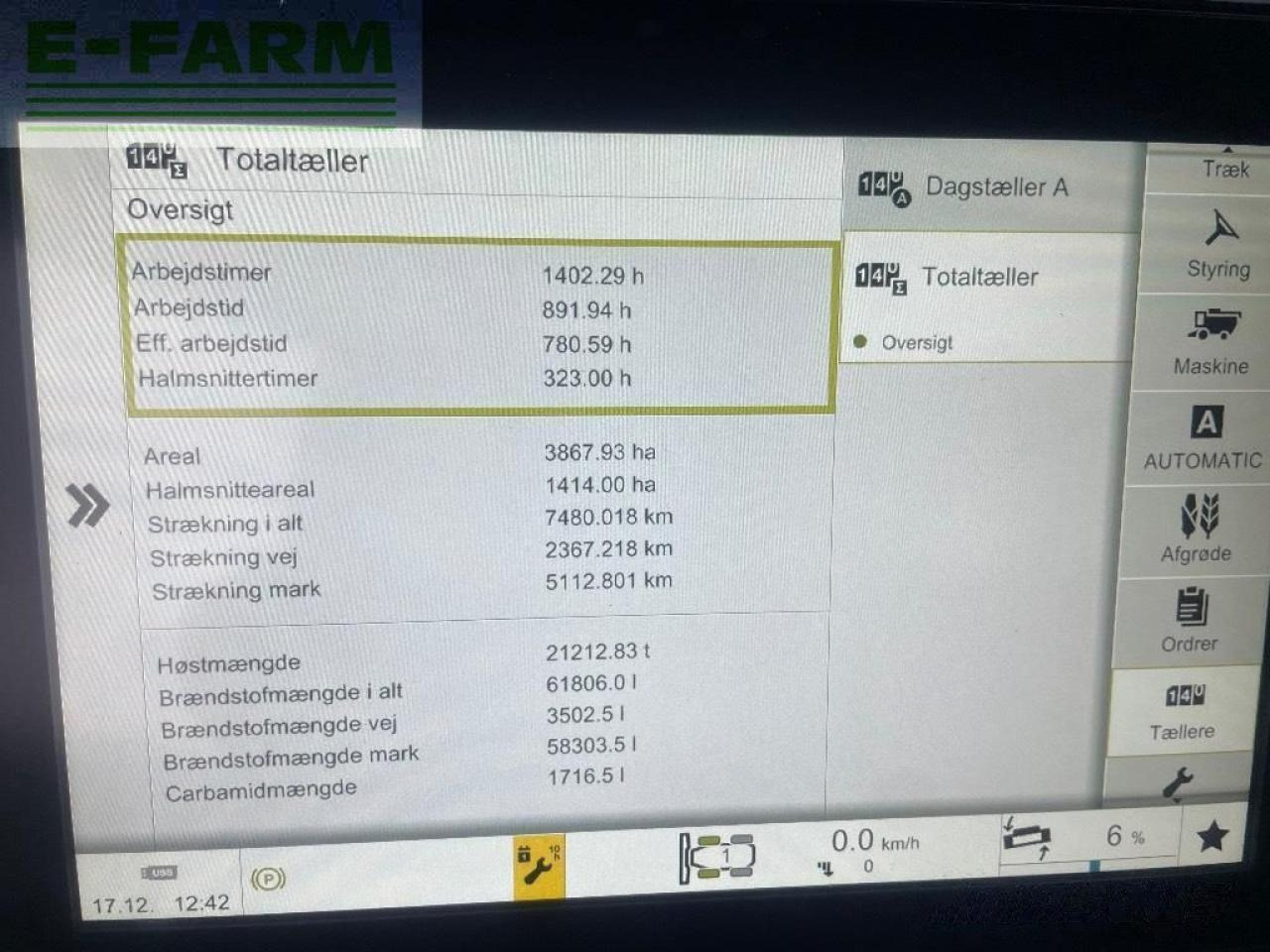 Combine harvester CLAAS lexion 8700 terra trac: picture 10