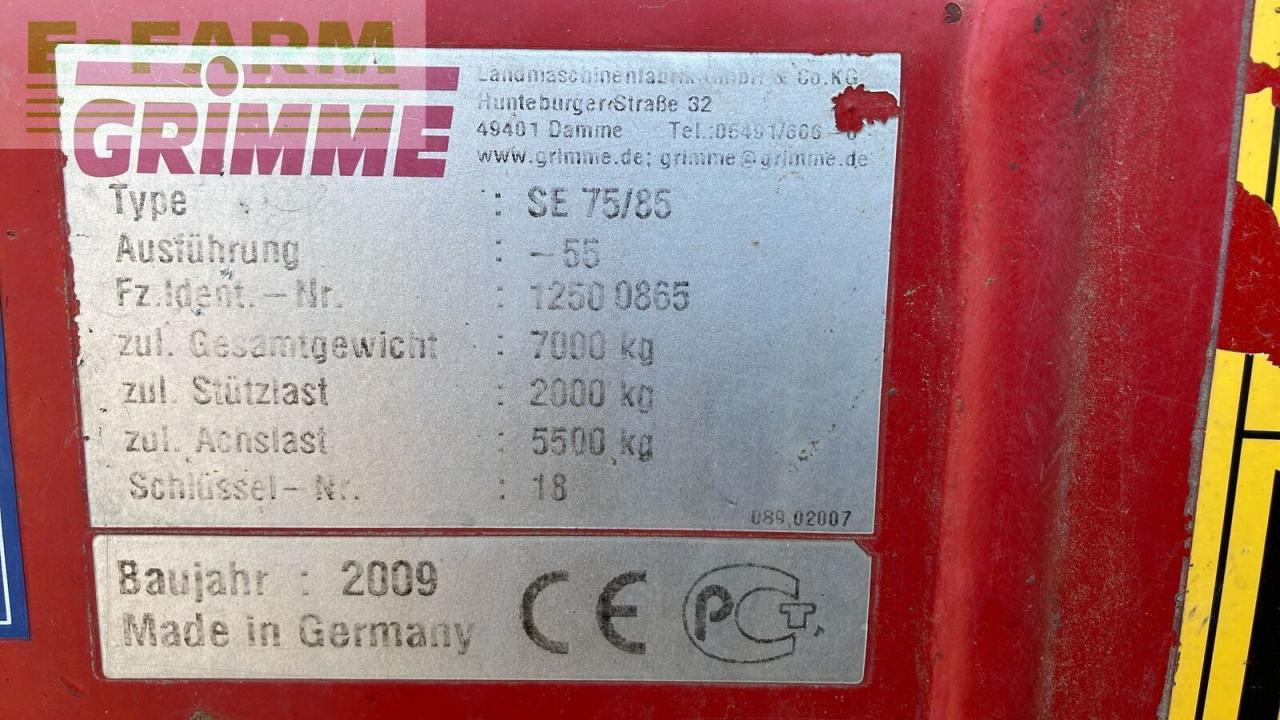 Potato harvester Grimme se 85-55: picture 13