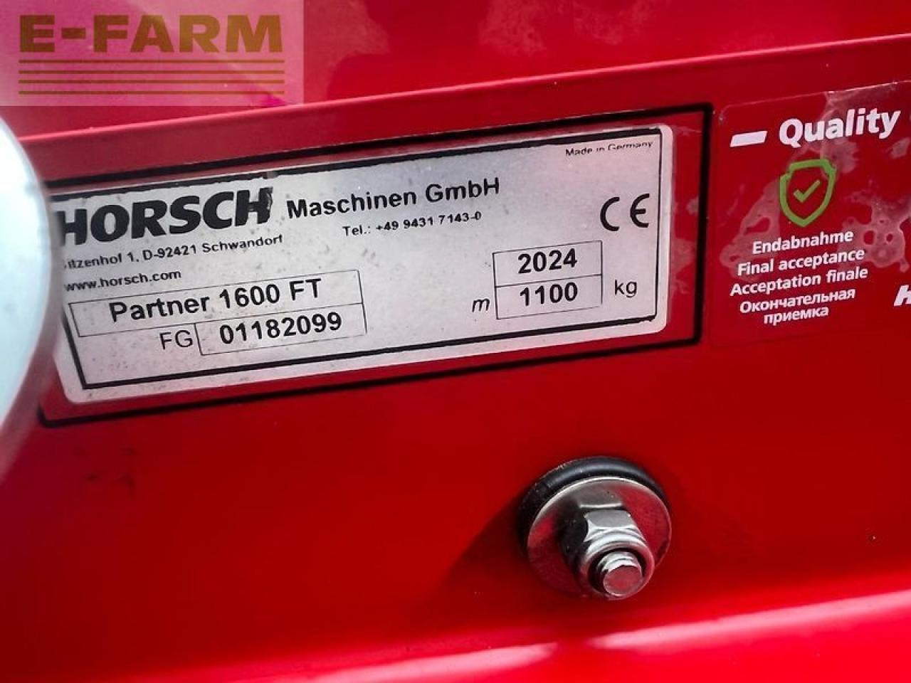 Horsch avatar 6 sl + partner 1600 ft - Seed drill: picture 2 Horsch avatar 6 sl + partner 1600 ft - Seed drill: picture 2