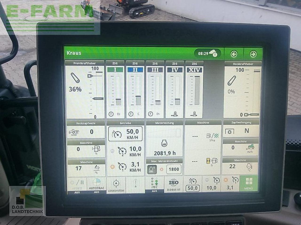 Farm tractor John Deere 6155r: picture 11