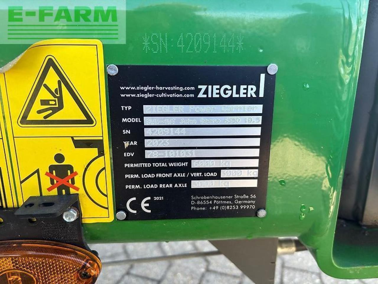 Forage harvester attachment John Deere 735d: picture 12 Forage harvester attachment John Deere 735d: picture 12