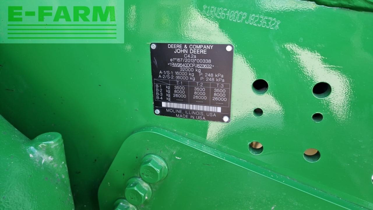 Farm tractor John Deere 9RX 640: picture 12