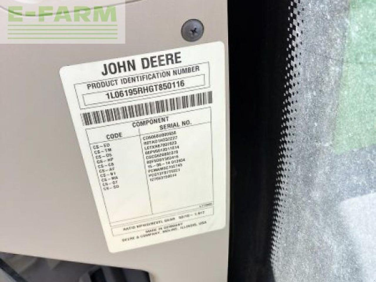 Farm tractor John Deere gebr. traktor john deere 6195: picture 13