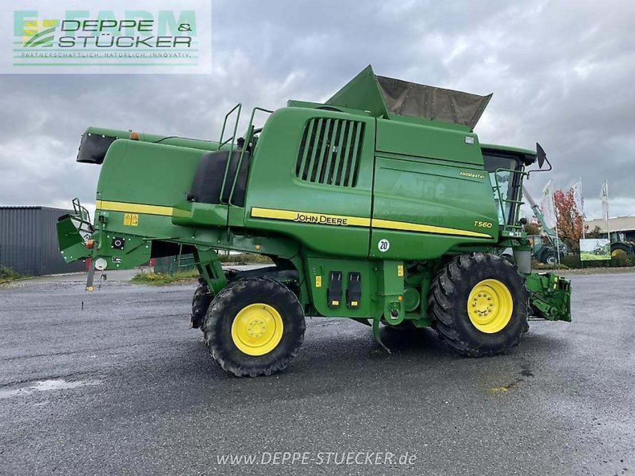 Combine harvester John Deere t560 hillmaster mit 620r und rapstisch: picture 17