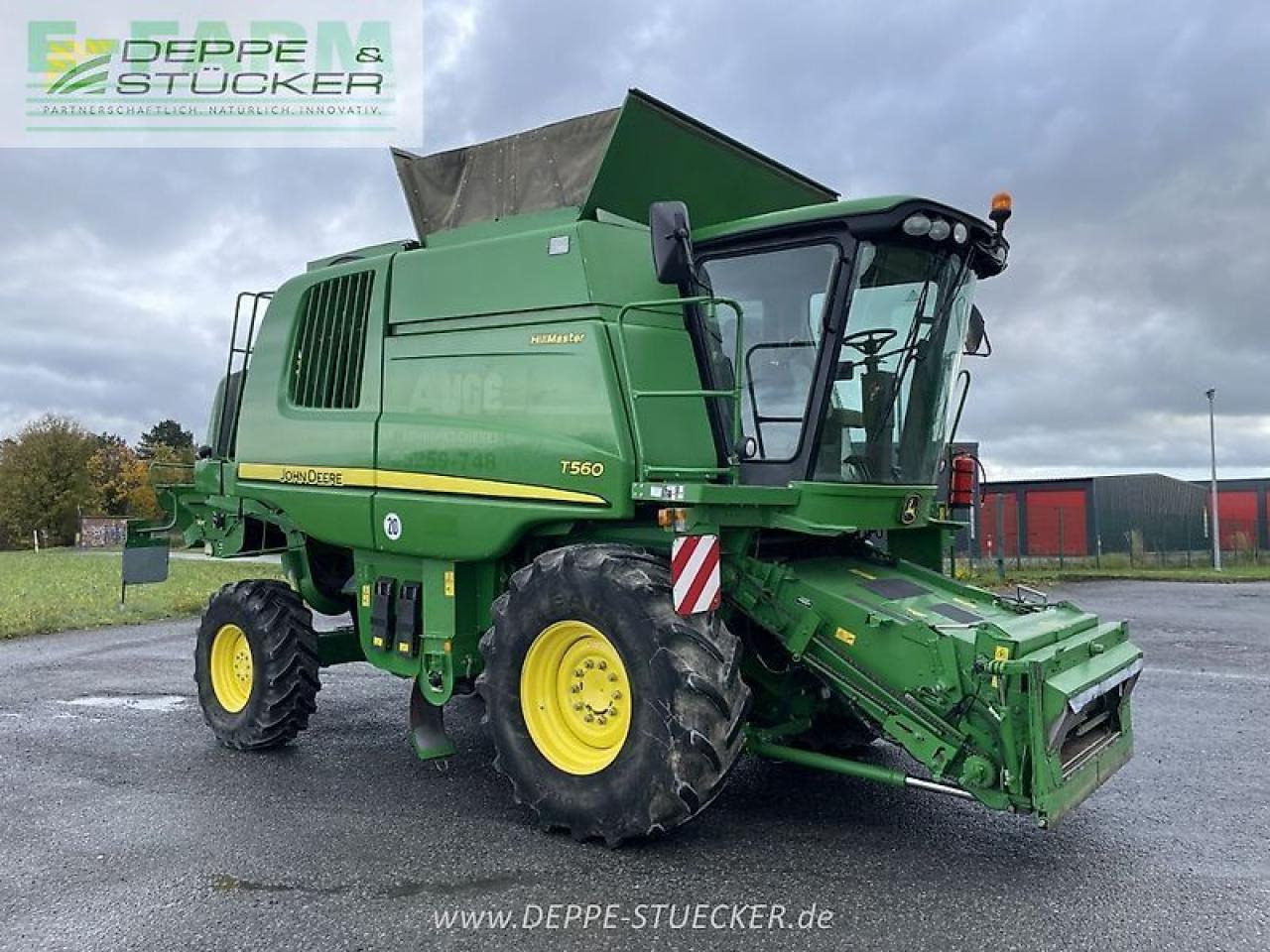Combine harvester John Deere t560 hillmaster mit 620r und rapstisch: picture 16