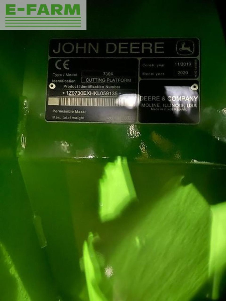 Combine harvester John Deere t670i: picture 8