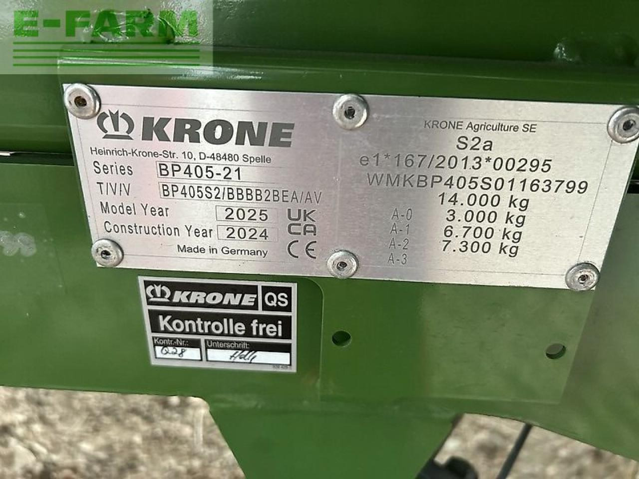 Square baler Krone big pack 1290 hdp vc: picture 7 Square baler Krone big pack 1290 hdp vc: picture 7
