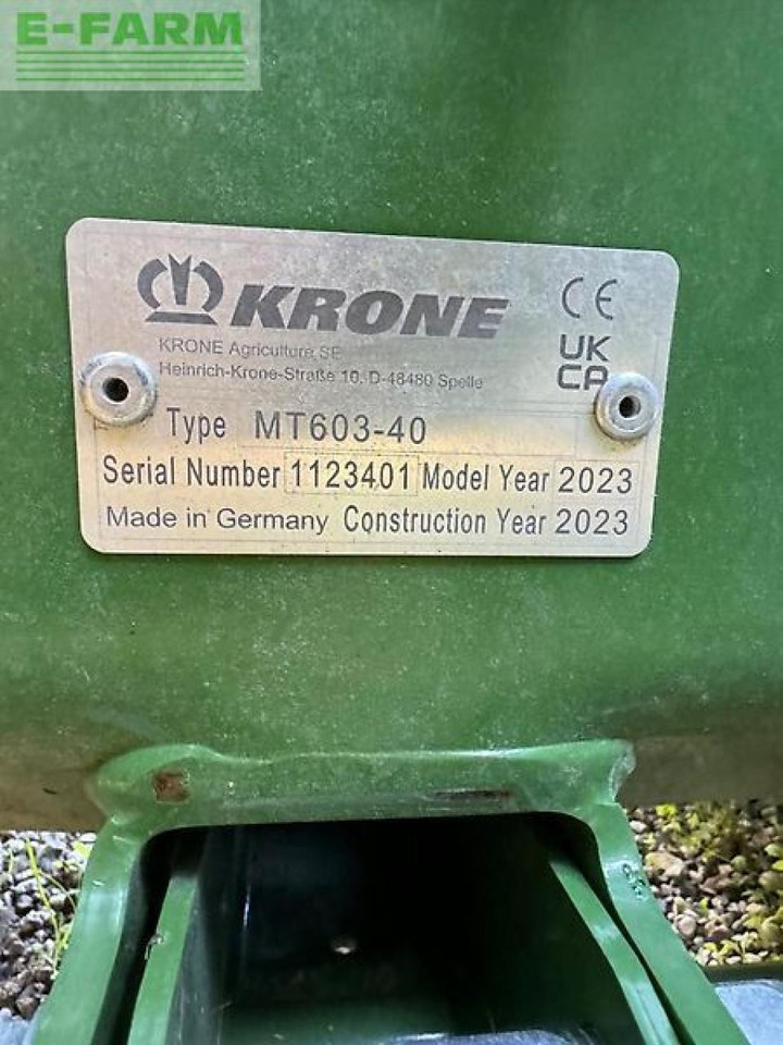 Krone easy cut f320m, mt603-40 - Mower: picture 5 Krone easy cut f320m, mt603-40 - Mower: picture 5