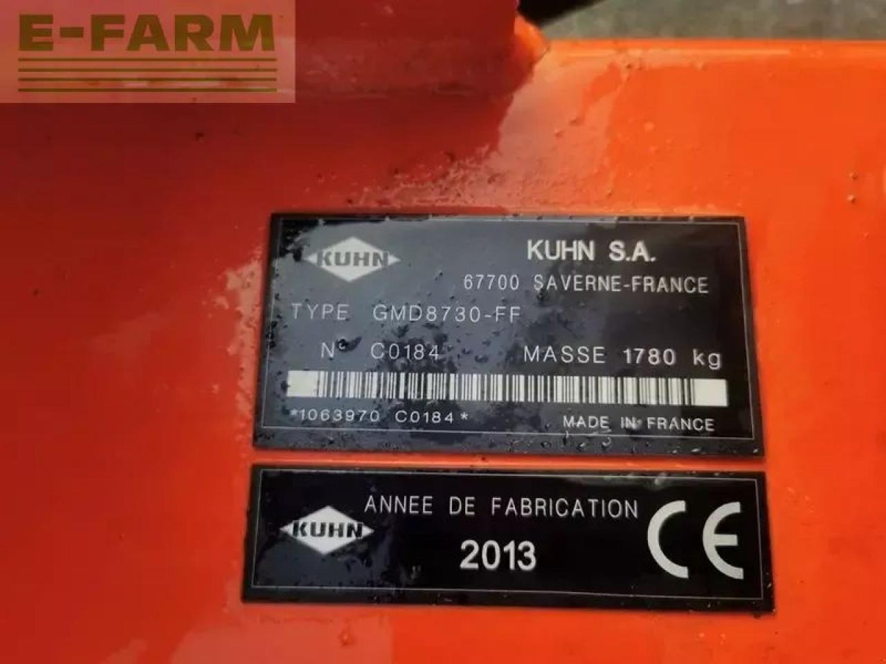 Mower Kuhn gmd 8730-ff mähkombination: picture 7