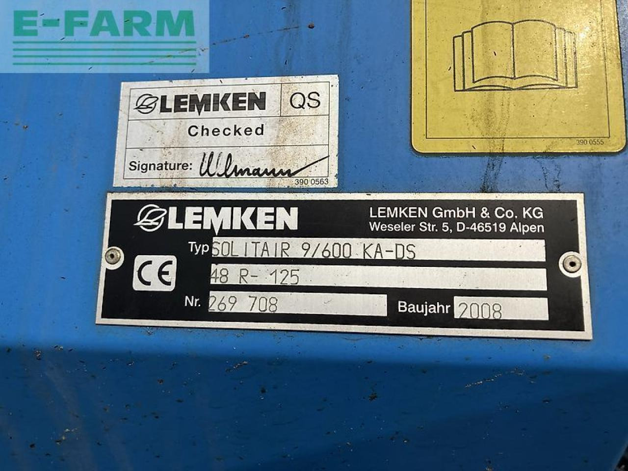 Seed drill Lemken rubin 9/600 kua +solitair 9/600 ka-ds: picture 11