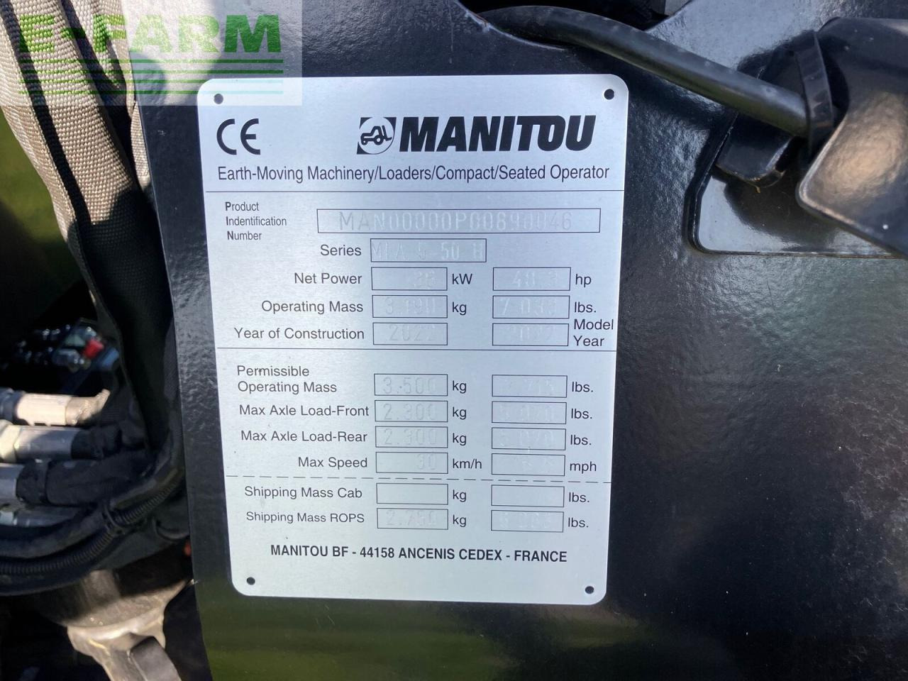 Compact loader Manitou mla5-50: picture 12