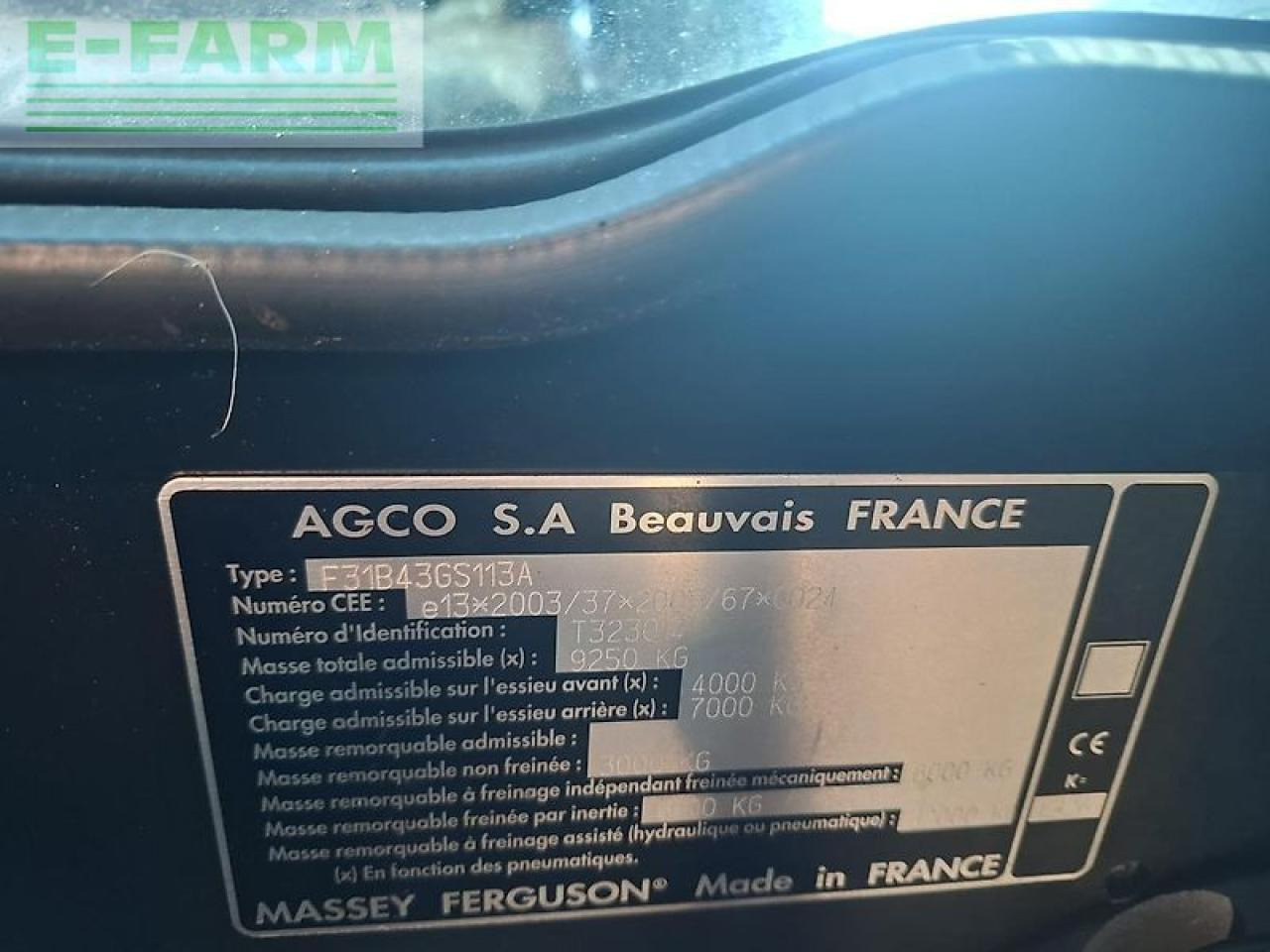 Farm tractor Massey Ferguson 6475: picture 38 Farm tractor Massey Ferguson 6475: picture 38