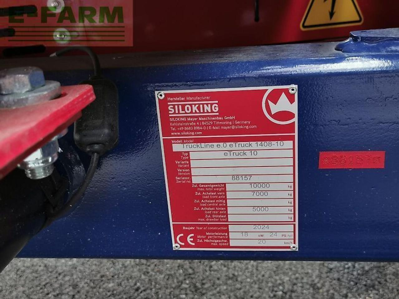 Livestock equipment Siloking truckline etruck 1408-10: picture 12