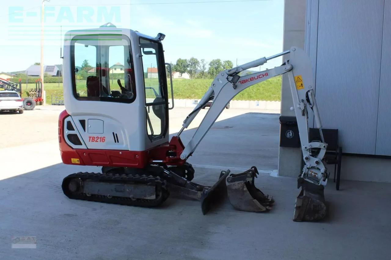 Mini excavator Takeuchi minibagger tb 216 mit powertilt: picture 21