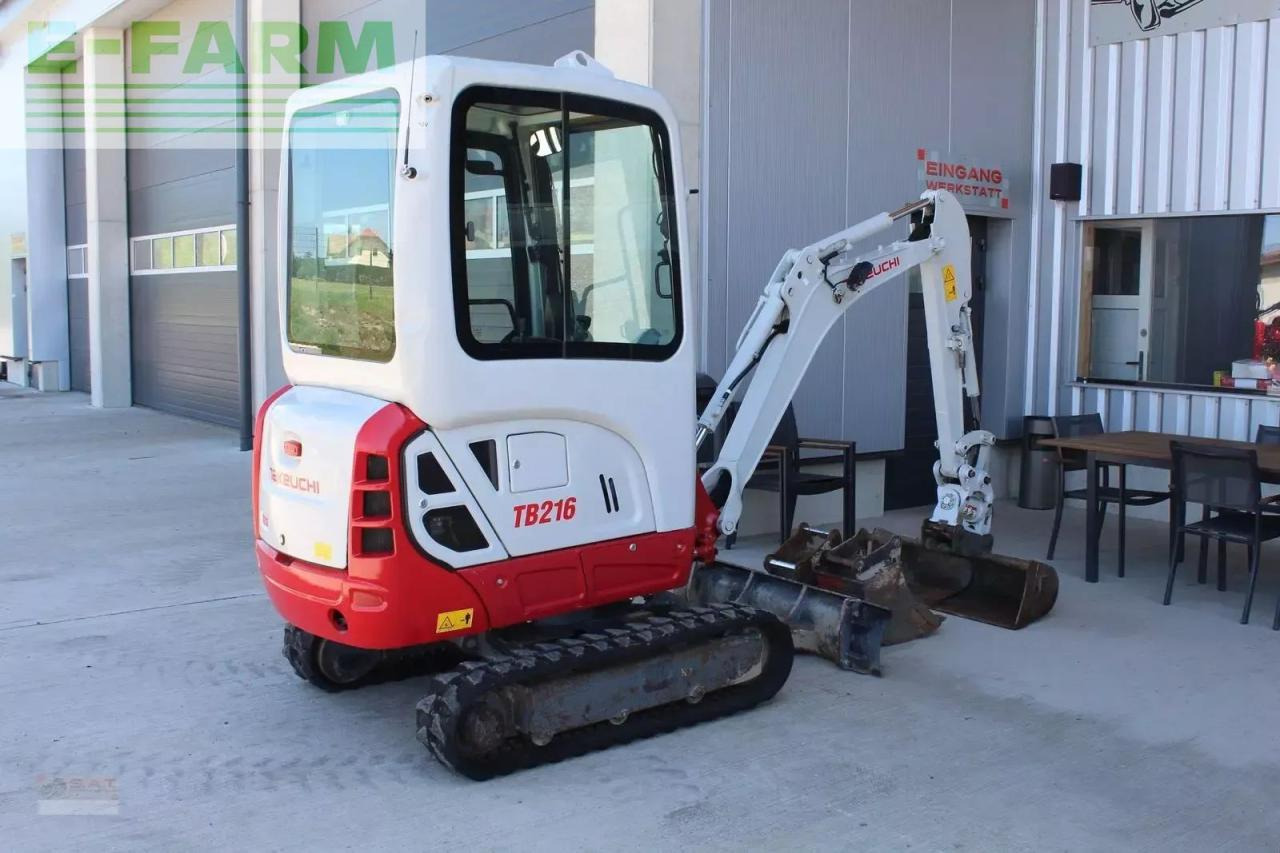 Mini excavator Takeuchi minibagger tb 216 mit powertilt: picture 20