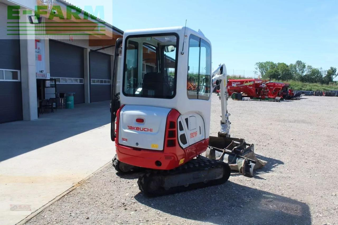 Mini excavator Takeuchi minibagger tb 216 mit powertilt: picture 6