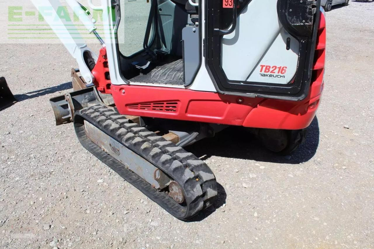 Mini excavator Takeuchi minibagger tb 216 mit powertilt: picture 9