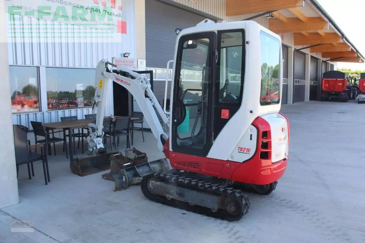 Mini excavator Takeuchi minibagger tb 216 mit powertilt: picture 19
