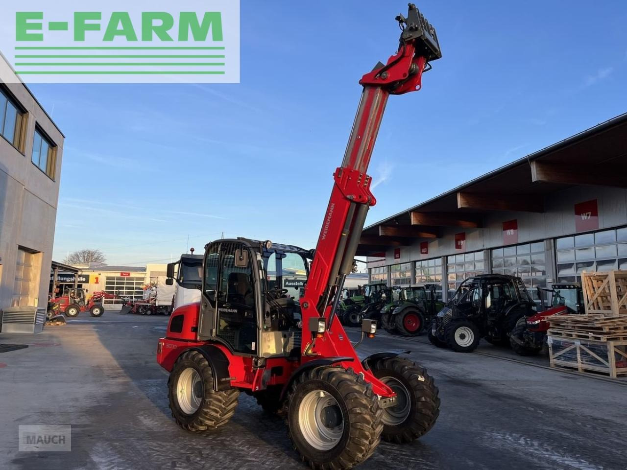Weidemann 3070cx80 teleradlader 3100h, 30km/h 100l hydr. - Telescopic wheel loader: picture 3 Weidemann 3070cx80 teleradlader 3100h, 30km/h 100l hydr. - Telescopic wheel loader: picture 3