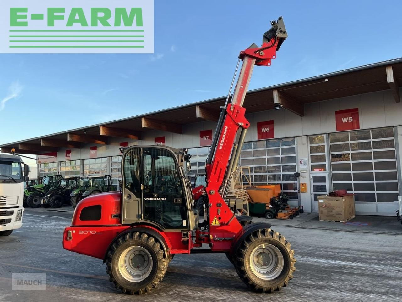 Weidemann 3070cx80 teleradlader 3100h, 30km/h 100l hydr. - Telescopic wheel loader: picture 2 Weidemann 3070cx80 teleradlader 3100h, 30km/h 100l hydr. - Telescopic wheel loader: picture 2