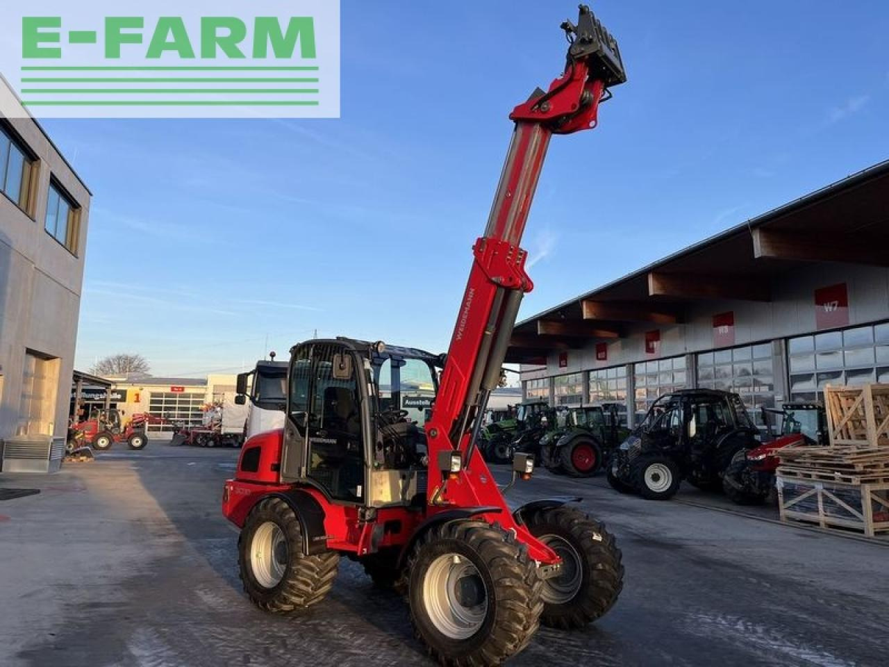 Weidemann 3070cx80 teleradlader 3100h, 30km/h 100l hydr. - Telescopic wheel loader: picture 3 Weidemann 3070cx80 teleradlader 3100h, 30km/h 100l hydr. - Telescopic wheel loader: picture 3