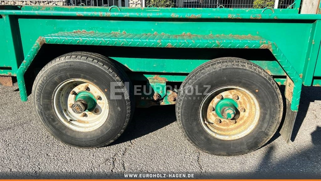 Low loader trailer Blomenröhr 2-Achsen Anhänger, Tandem Tieflader für Bagger: picture 10