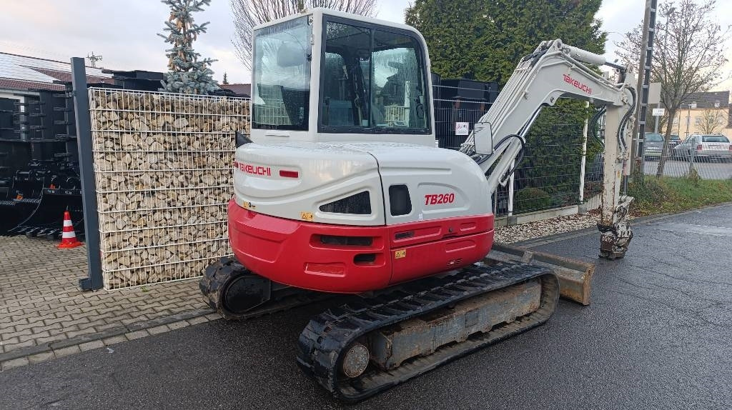 Mini excavator Takeuchi TB 260 Powertilt und Schnellwechsler MS 03, Radio: picture 27