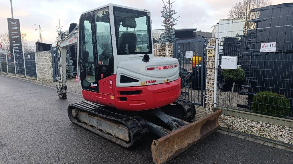 Mini excavator Takeuchi TB 260 Powertilt und Schnellwechsler MS 03, Radio: picture 12