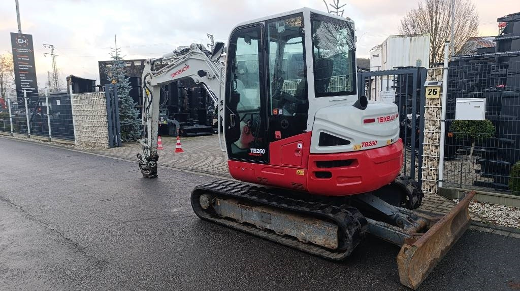 Mini excavator Takeuchi TB 260 Powertilt und Schnellwechsler MS 03, Radio: picture 13