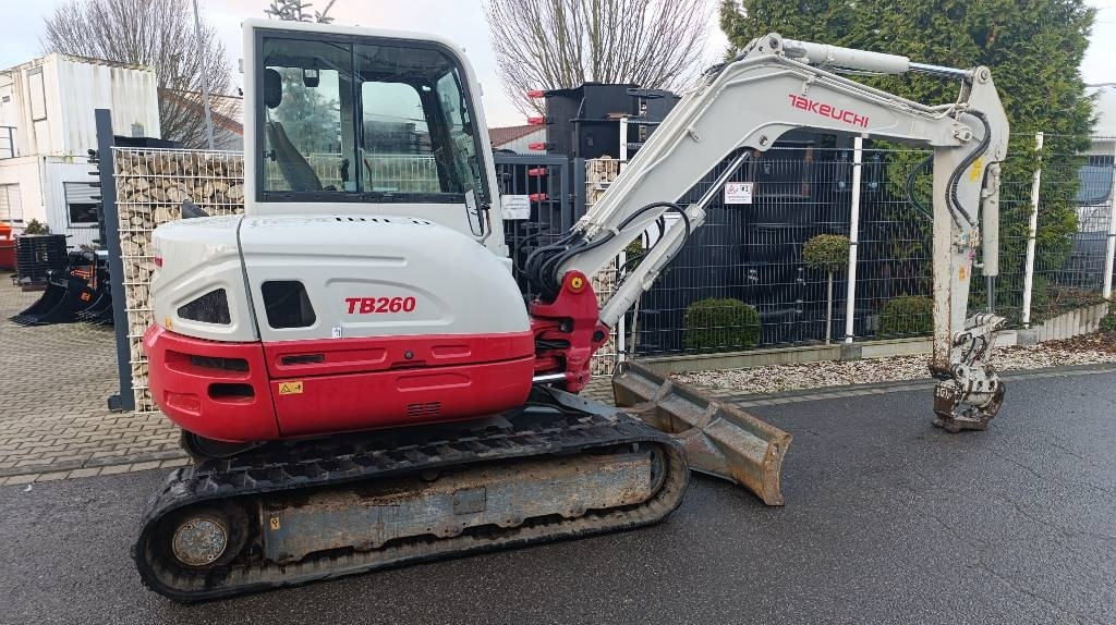 Mini excavator Takeuchi TB 260 Powertilt und Schnellwechsler MS 03, Radio: picture 25