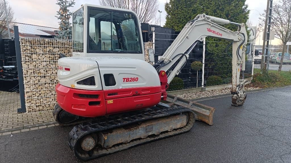 Mini excavator Takeuchi TB 260 Powertilt und Schnellwechsler MS 03, Radio: picture 26